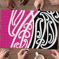 All Pink New Zealand Kowhai Ngutukak Puzzle LT9 - Polynesian Pride