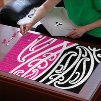 All Pink New Zealand Kowhai Ngutukak Puzzle LT9 - Polynesian Pride