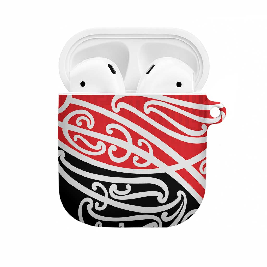 All Red New Zealand Kowhai Ngutukak AirPods Case LT9 Red - Polynesian Pride