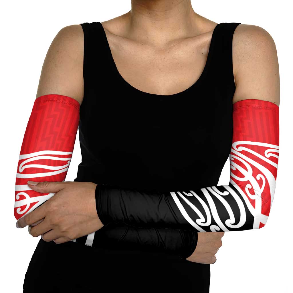All Red New Zealand Kowhai Ngutukak Arm Sleeves LT9 - Polynesian Pride
