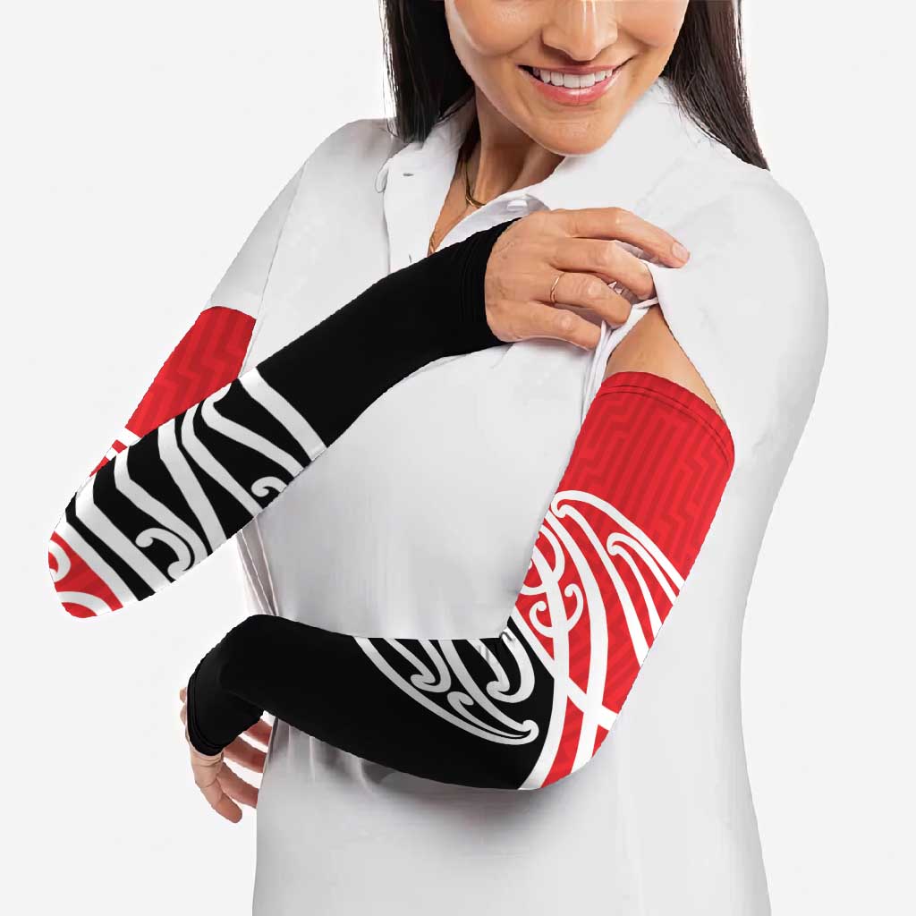 All Red New Zealand Kowhai Ngutukak Arm Sleeves LT9 - Polynesian Pride
