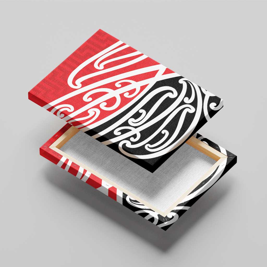 All Red New Zealand Kowhai Ngutukak Canvas Wall Art LT9 - Polynesian Pride