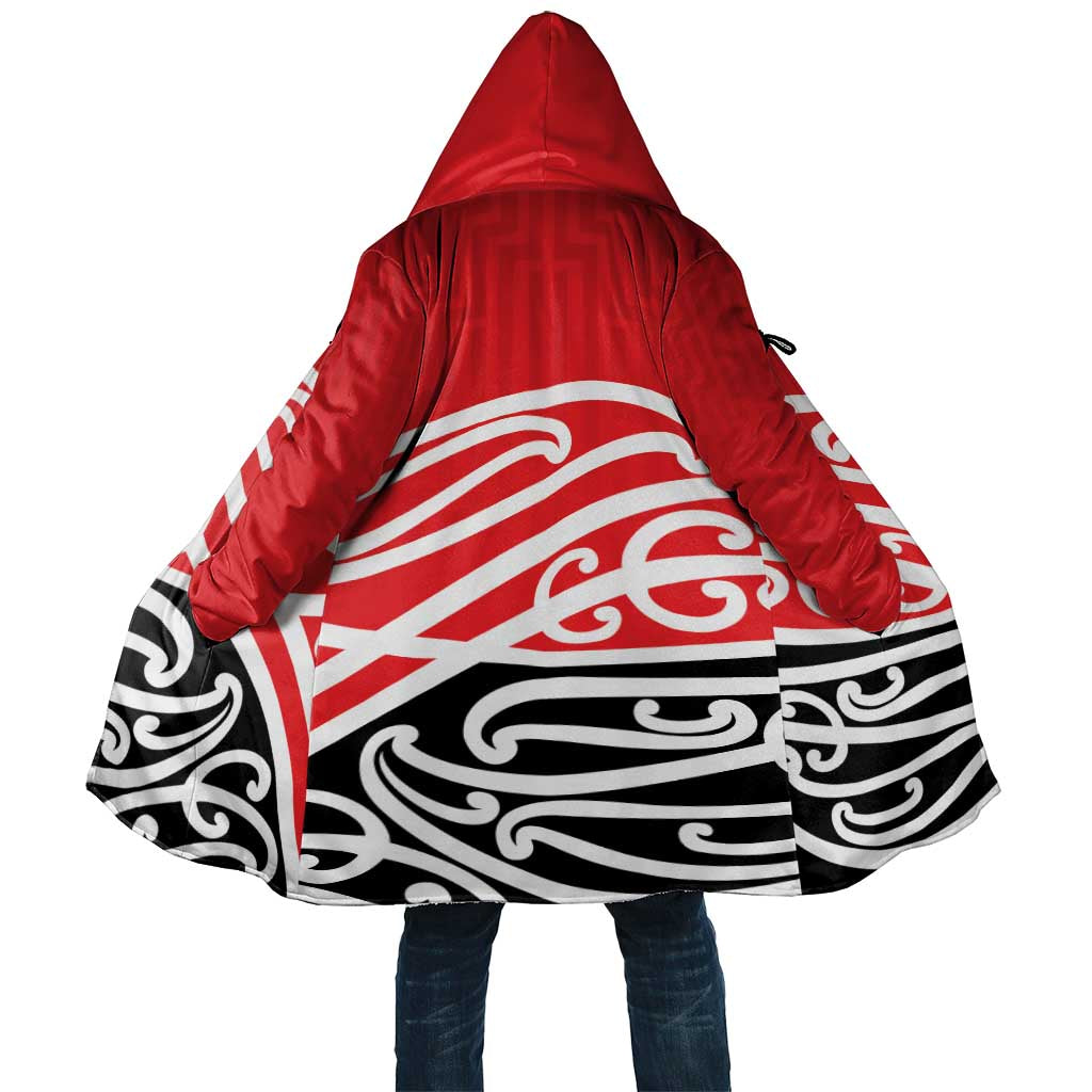All Red New Zealand Kowhai Ngutukak Cloak LT9 Unisex Red - Polynesian Pride
