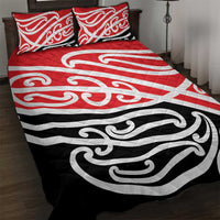 All Red New Zealand Kowhai Ngutukak Quilt Bed Set LT9 Red - Polynesian Pride