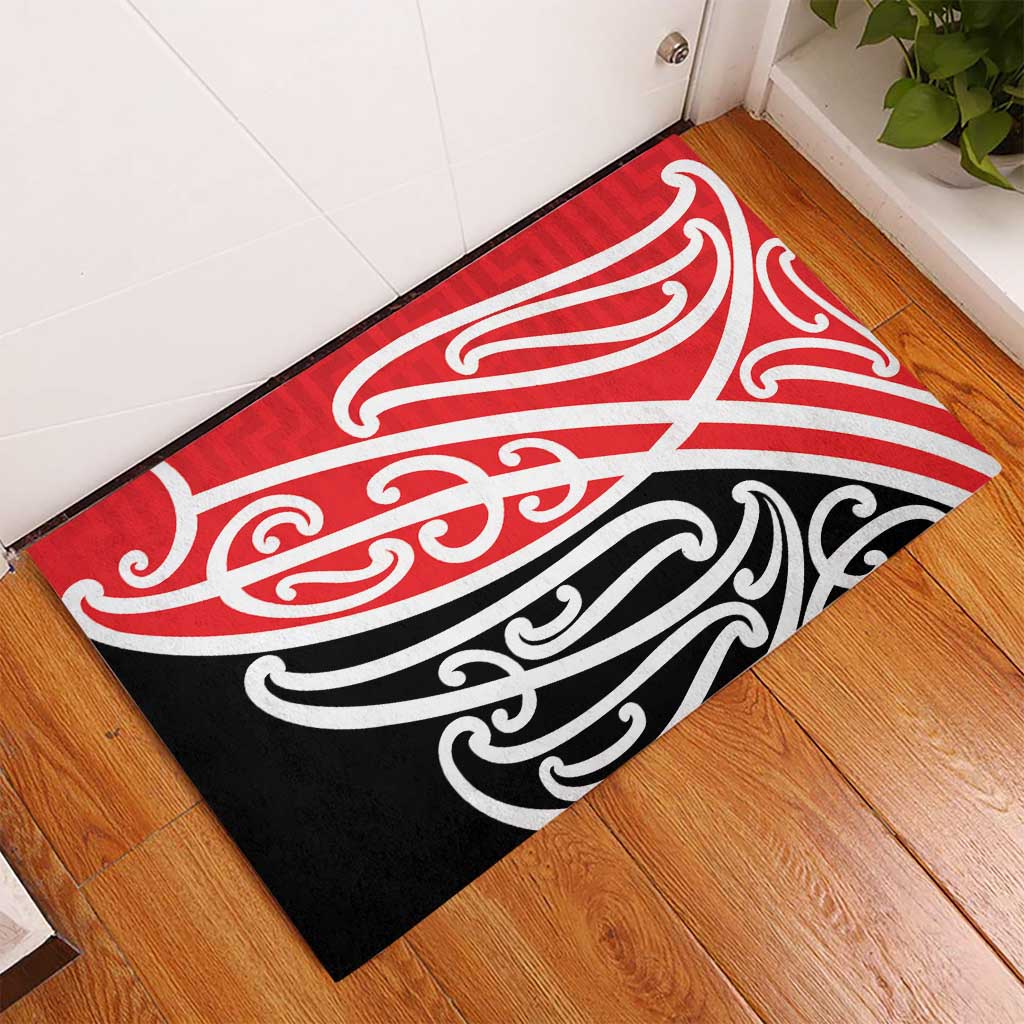 All Red New Zealand Kowhai Ngutukak Rubber Doormat LT9 - Polynesian Pride