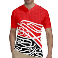 All Red New Zealand Kowhai Ngutukak Rugby Jersey LT9 - Polynesian Pride