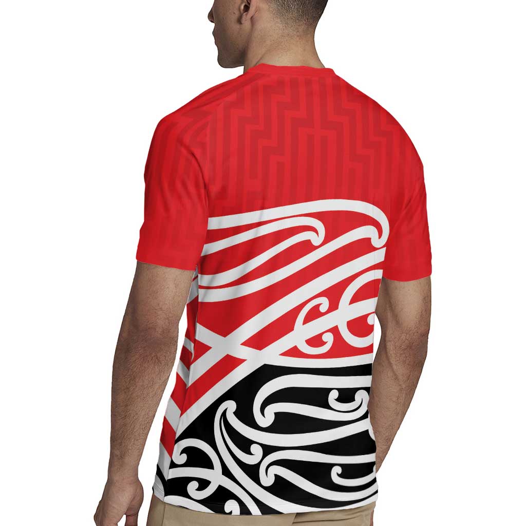 All Red New Zealand Kowhai Ngutukak Rugby Jersey LT9 - Polynesian Pride
