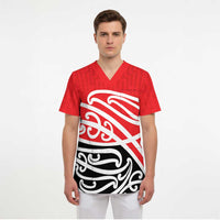 All Red New Zealand Kowhai Ngutukak Scrub Top LT9 - Polynesian Pride