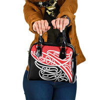 All Red New Zealand Kowhai Ngutukak Shoulder Handbag LT9 One Size Red - Polynesian Pride