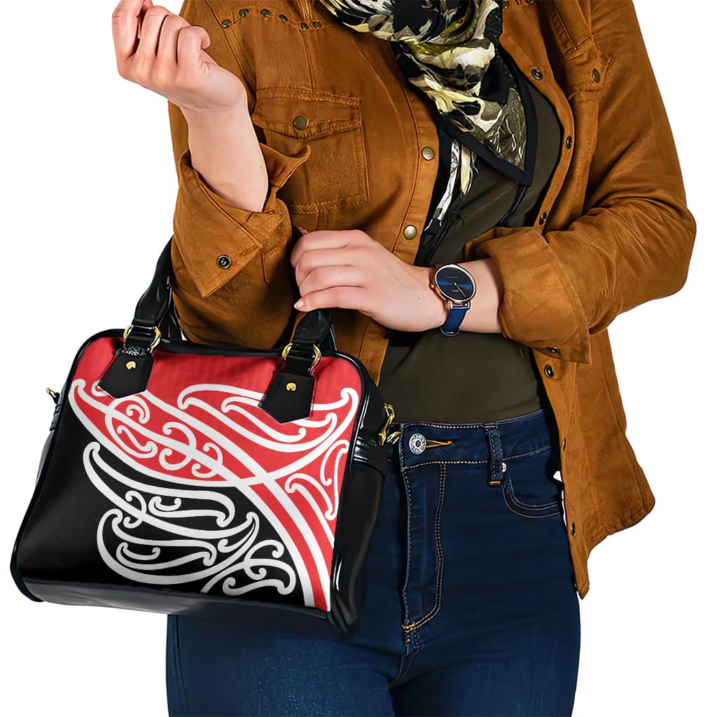 All Red New Zealand Kowhai Ngutukak Shoulder Handbag LT9 - Polynesian Pride