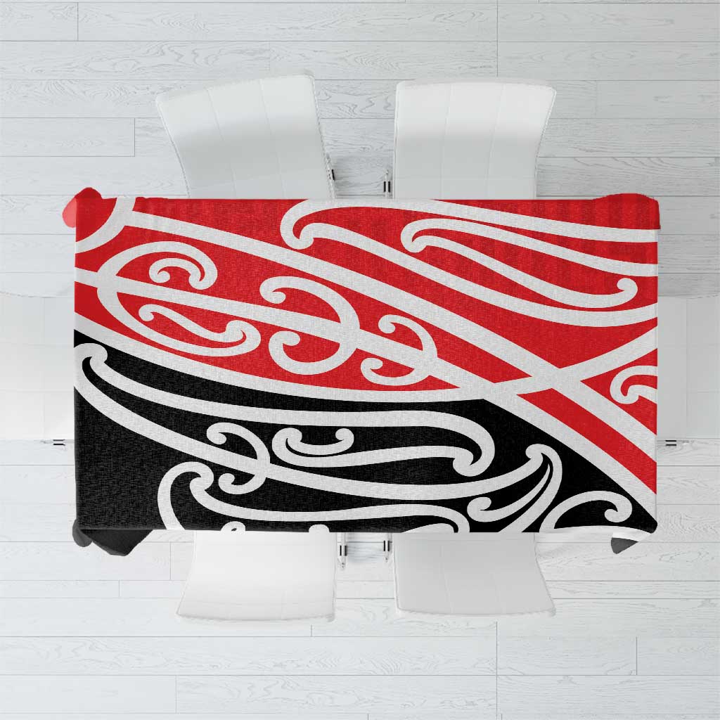 All Red New Zealand Kowhai Ngutukak Tablecloth LT9 Red - Polynesian Pride