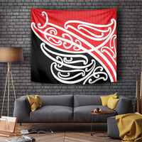 All Red New Zealand Kowhai Ngutukak Tapestry LT9 Red - Polynesian Pride