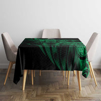 New Zealand Lawn Bowls Tablecloth Green Maori Warrior Tribal Silver Fern LT9 - Polynesian Pride