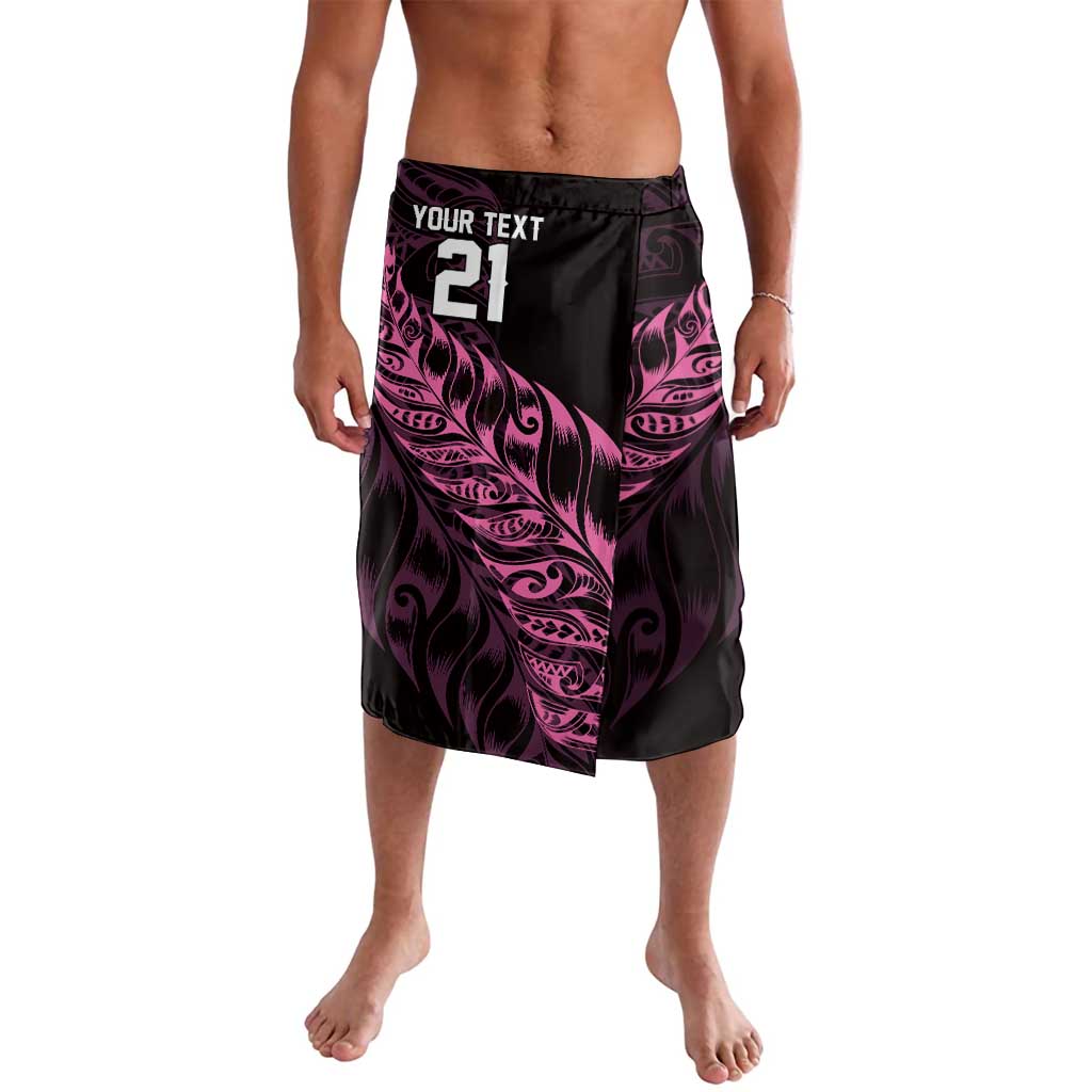 New Zealand Lawn Bowls Custom Lavalava Pink Maori Warrior Tribal Silver Fern LT9 Pink - Polynesian Pride