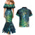 New Zealand Matariki Waipuna-a-rangi Couples Matching Mermaid Dress and Hawaiian Shirt He Roimata o Rangi