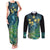 New Zealand Matariki Waipuna-a-rangi Couples Matching Tank Maxi Dress and Long Sleeve Button Shirt He Roimata o Rangi