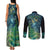 New Zealand Matariki Waipuna-a-rangi Couples Matching Tank Maxi Dress and Long Sleeve Button Shirt He Roimata o Rangi