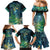 New Zealand Matariki Waipuna-a-rangi Family Matching Mermaid Dress and Hawaiian Shirt He Roimata o Rangi