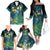 New Zealand Matariki Waipuna-a-rangi Family Matching Off The Shoulder Long Sleeve Dress and Hawaiian Shirt He Roimata o Rangi