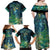 New Zealand Matariki Waipuna-a-rangi Family Matching Off Shoulder Maxi Dress and Hawaiian Shirt He Roimata o Rangi