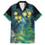 New Zealand Matariki Waipuna-a-rangi Family Matching Off Shoulder Maxi Dress and Hawaiian Shirt He Roimata o Rangi