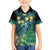 New Zealand Matariki Waipuna-a-rangi Family Matching Short Sleeve Bodycon Dress and Hawaiian Shirt He Roimata o Rangi