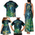 New Zealand Matariki Waipuna-a-rangi Family Matching Tank Maxi Dress and Hawaiian Shirt He Roimata o Rangi