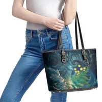 New Zealand Matariki Waipuna-a-rangi Leather Tote Bag He Roimata o Rangi LT9 - Polynesian Pride