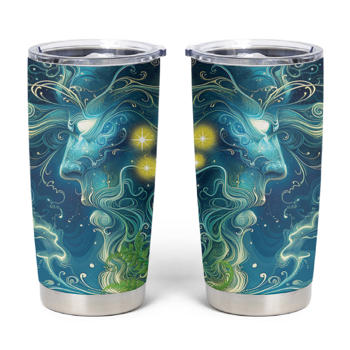 New Zealand Matariki Waipuna-a-rangi Tumbler Cup He Roimata o Rangi LT9 Black - Polynesian Pride
