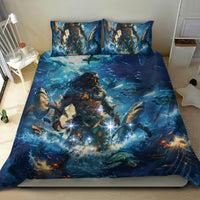 New Zealand Matariki Waita Bedding Set The Way Of The Water LT9 - Polynesian Pride