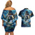 New Zealand Matariki Waita Couples Matching Off Shoulder Short Dress and Hawaiian Shirt The Way Of The Water