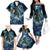 New Zealand Matariki Waita Family Matching Off The Shoulder Long Sleeve Dress and Hawaiian Shirt The Way Of The Water