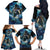 New Zealand Matariki Waita Family Matching Off The Shoulder Long Sleeve Dress and Hawaiian Shirt The Way Of The Water