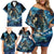 New Zealand Matariki Waita Family Matching Off Shoulder Short Dress and Hawaiian Shirt The Way Of The Water