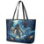 New Zealand Matariki Waita Leather Tote Bag The Way Of The Water