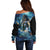 New Zealand Matariki Waita Off Shoulder Sweater The Way Of The Water