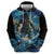 New Zealand Matariki Waita Zip Hoodie The Way Of The Water