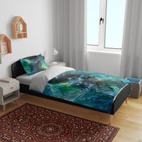 New Zealand Matariki Waiti Bedding Set The Beginnings Of Life LT9 - Polynesian Pride
