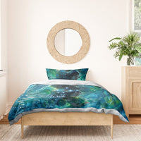 New Zealand Matariki Waiti Bedding Set The Beginnings Of Life LT9 - Polynesian Pride