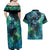 New Zealand Matariki Waiti Couples Matching Off Shoulder Maxi Dress and Hawaiian Shirt The Beginnings Of Life