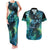 New Zealand Matariki Waiti Couples Matching Tank Maxi Dress and Hawaiian Shirt The Beginnings Of Life