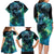 New Zealand Matariki Waiti Family Matching Long Sleeve Bodycon Dress and Hawaiian Shirt The Beginnings Of Life