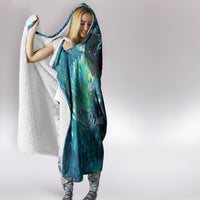 New Zealand Matariki Waiti Hooded Blanket The Beginnings Of Life LT9 - Polynesian Pride