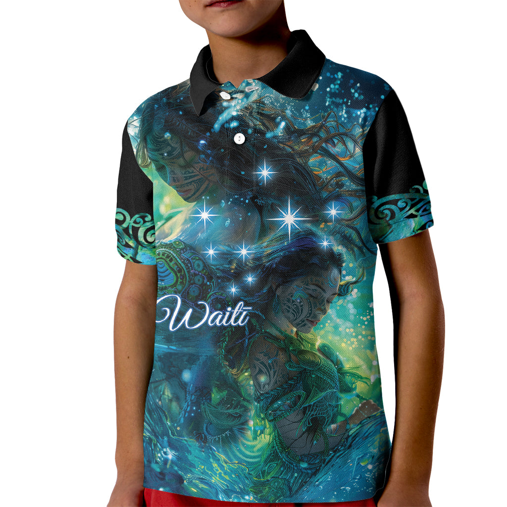 New Zealand Matariki Waiti Kid Polo Shirt The Beginnings Of Life