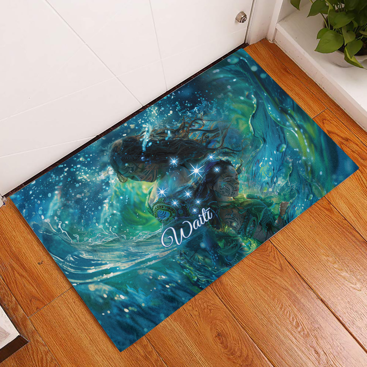 New Zealand Matariki Waiti Rubber Doormat The Beginnings Of Life