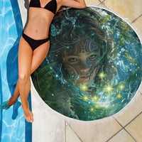 New Zealand Matariki Waiti Beach Blanket Waimori and The Origin Of Life LT9 - Polynesian Pride