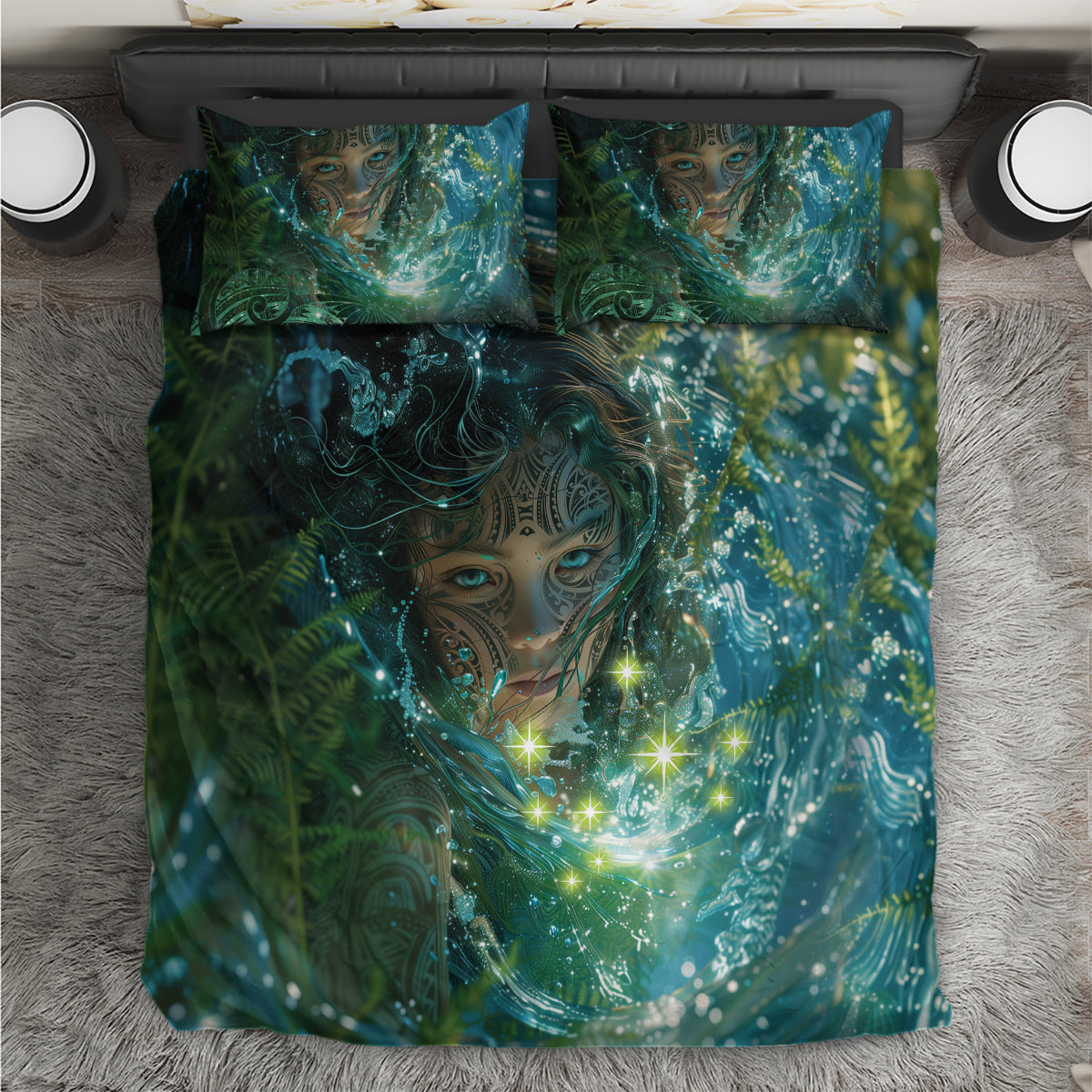 New Zealand Matariki Waiti Bedding Set Waimāori and The Origin Of Life