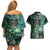 New Zealand Matariki Waiti Couples Matching Off Shoulder Short Dress and Hawaiian Shirt Waimāori and The Origin Of Life