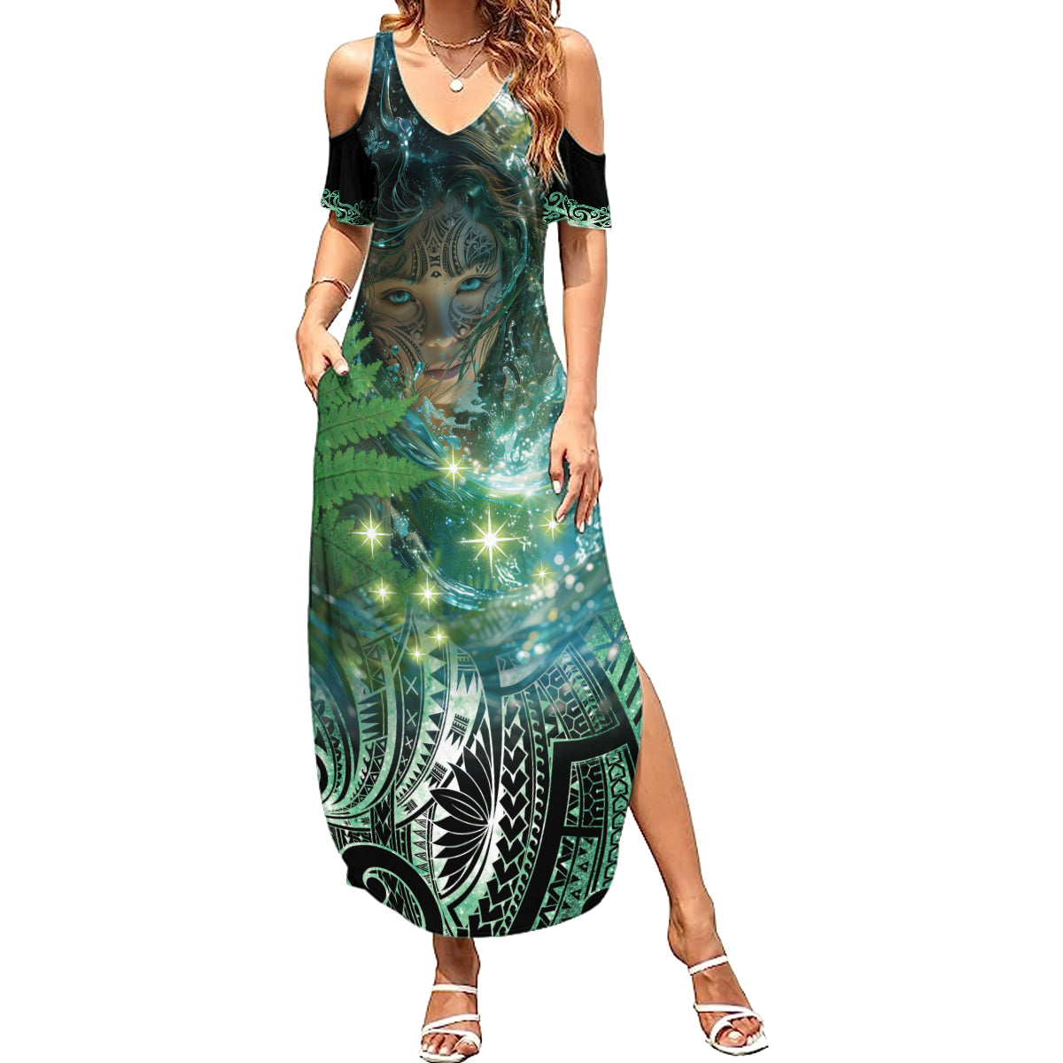 New Zealand Matariki Waiti Summer Maxi Dress Waimāori and The Origin Of Life