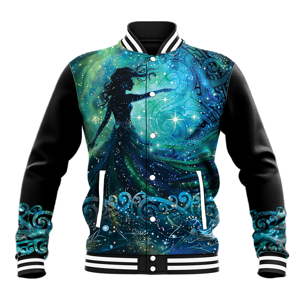 New Zealand Matariki Hiwa-i-te-rangi Baseball Jacket Titiro ki nga Whetu Wishing Star